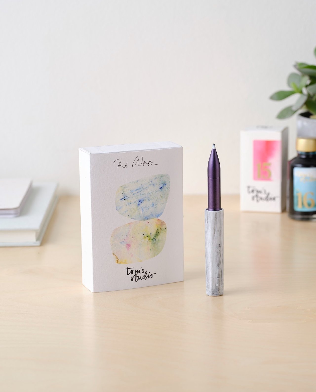 Tom's Studio premium stationery, Middlebox agency brand placed in specialty retailers via Omniscale pipeline system