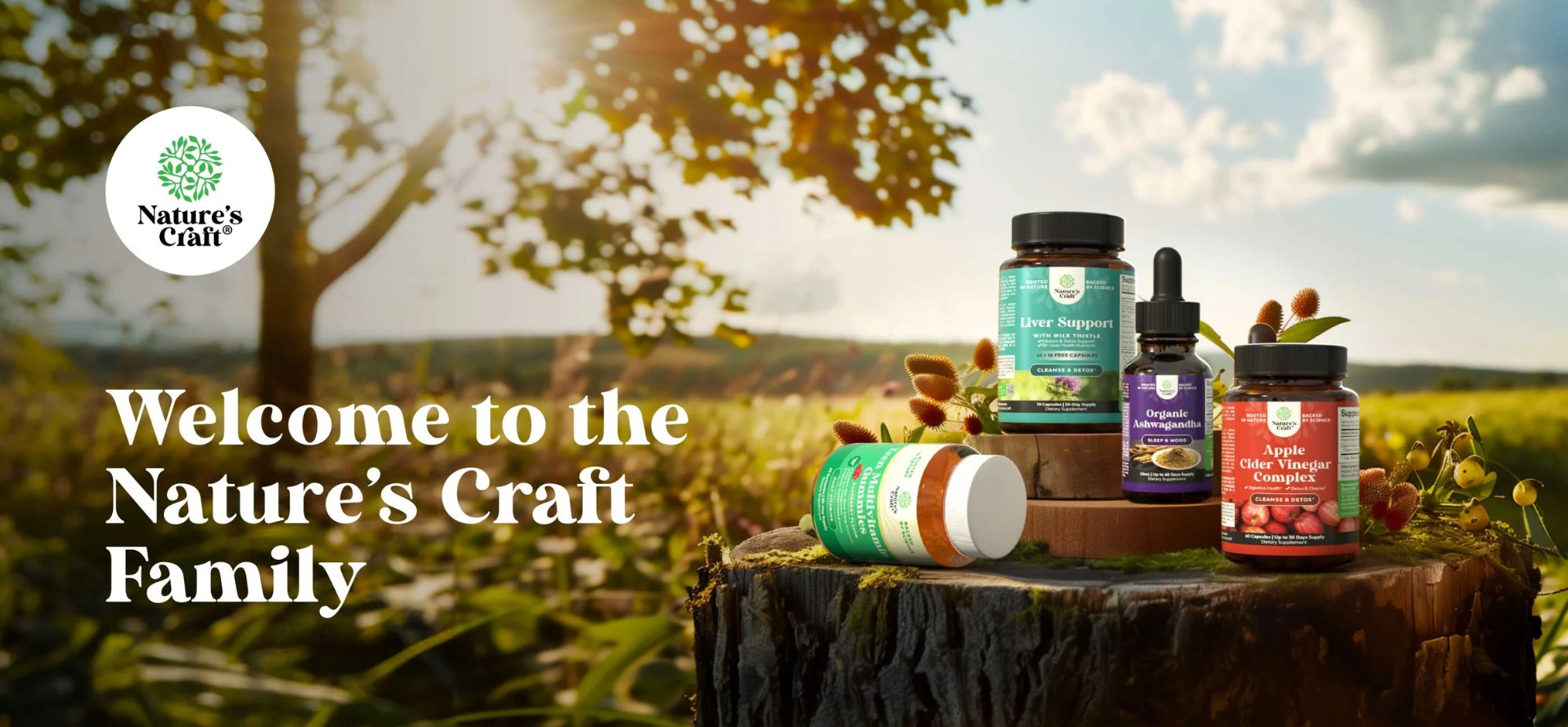 Nature's Craft vitamins and supplements product lineup, wholesale retail expansion case study showing 40 percent year over year retail growth with Omniscale